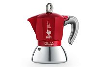 Гейзерная кофеварка Bialetti Moka Induction Red на 2 порции 6942