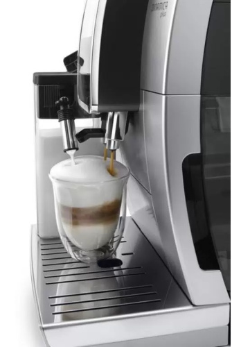 Кофемашина автоматическая Delonghi Dinamica Plus ECAM380.85.SB серебристый, черный фото 3
