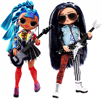 Набор кукол LOL Сюрприз OMG Remix Rocker Boi и Punk Grrrl 567288