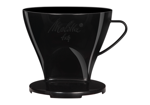 Пластиковый фильтродержатель для кофе Melitta 1x4®, чёрный 6761018