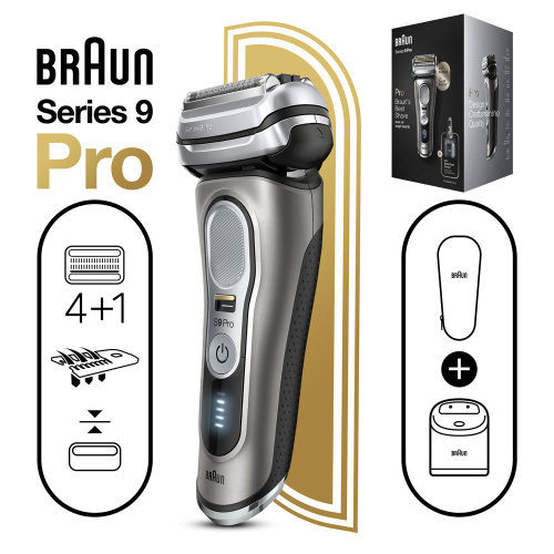 Электробритва Braun Series 9 Pro 9465cc со станцией SmartCare и футляром фото 4